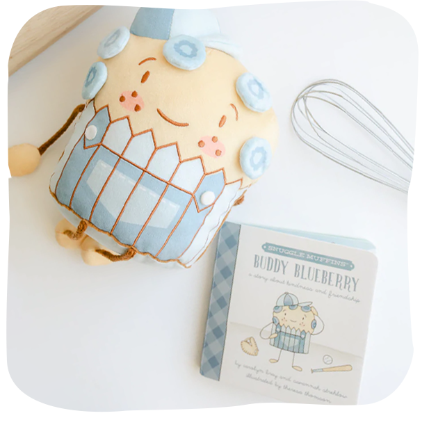 Buddy Blueberry | Book &amp; Snuggler Set