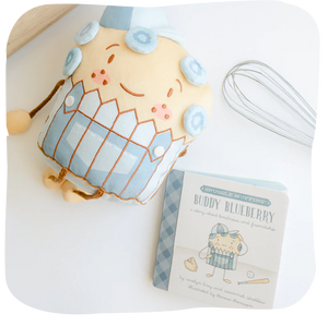 Buddy Blueberry | Book & Snuggler Set